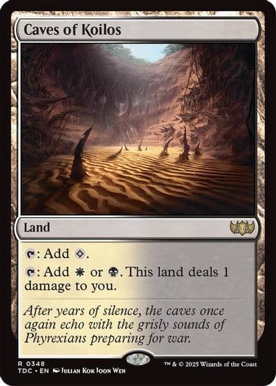 Caves of Koilos Commander: Tarkir: Dragonstorm Magic card