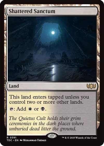 Shattered Sanctum Commander: Tarkir: Dragonstorm Magic card