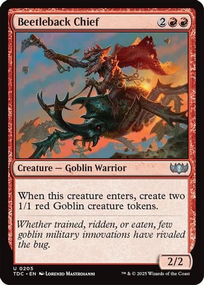 Beetleback Chief Commander: Tarkir: Dragonstorm Magic card
