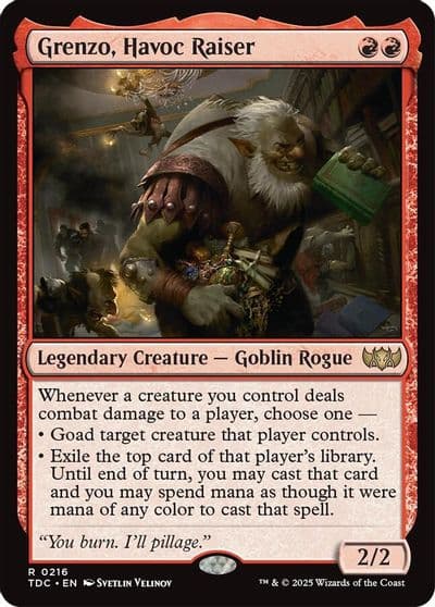 Grenzo Havoc Raiser Commander: Tarkir: Dragonstorm Magic card
