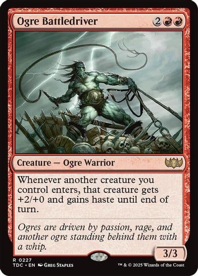 Ogre Battledriver Commander: Tarkir: Dragonstorm Magic card