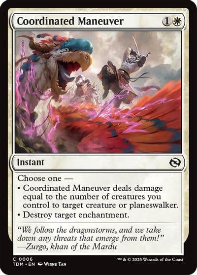 Coordinated Maneuver Tarkir: Dragonstorm Magic card