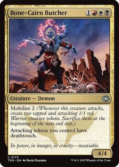Bone Cairn Butcher Tarkir: Dragonstorm Magic card