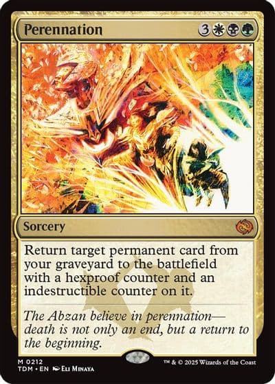 Perennation Tarkir: Dragonstorm Magic card