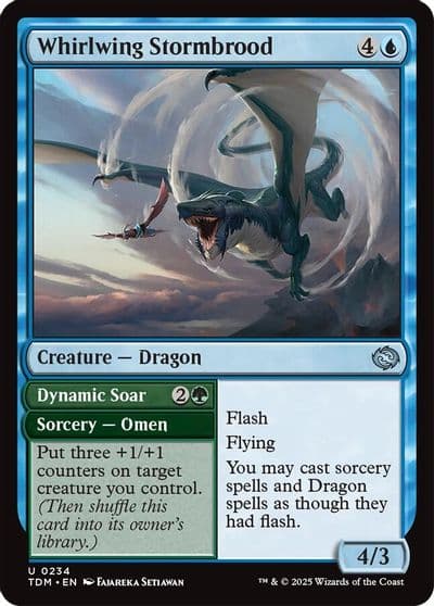Whirlwing Stormbrood Tarkir: Dragonstorm Magic card