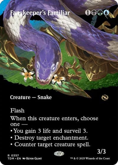 Fangkeepers Familiar Borderless Tarkir: Dragonstorm Magic card