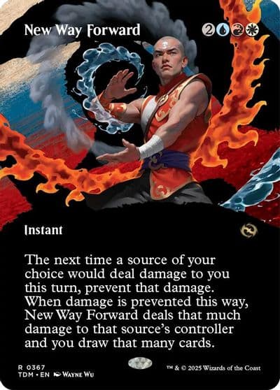 New Way Forward Borderless Tarkir: Dragonstorm Magic card