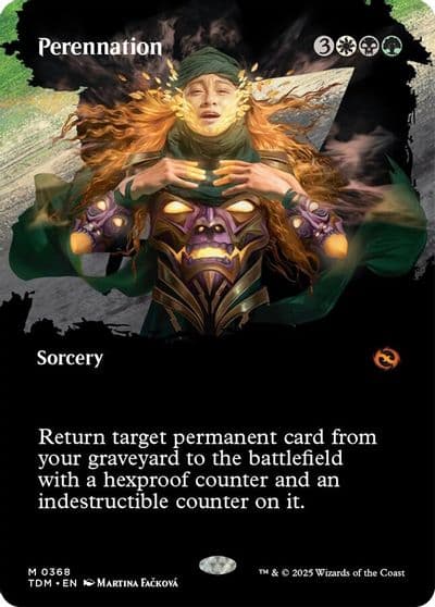 Perennation Borderless Tarkir: Dragonstorm Magic card