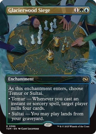Glacierwood Siege Borderless Tarkir: Dragonstorm Magic card