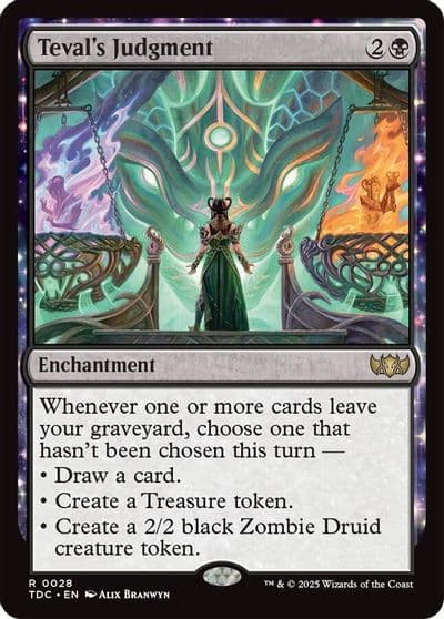 Tevals Judgment Commander: Tarkir: Dragonstorm Magic card