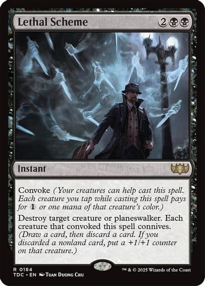 Lethal Scheme Commander: Tarkir: Dragonstorm Magic card