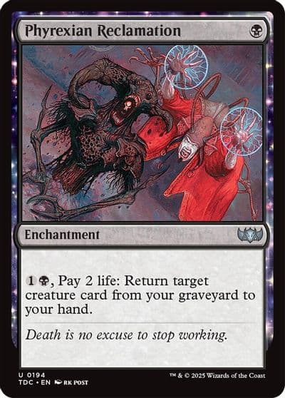 Phyrexian Reclamation Commander: Tarkir: Dragonstorm Magic card