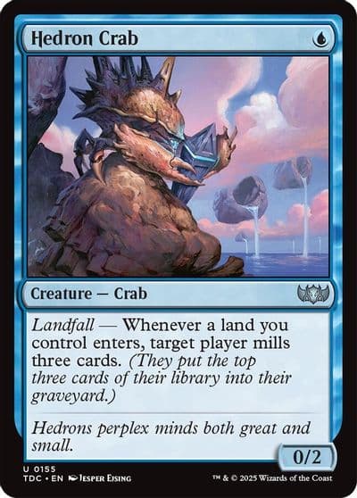 Hedron Crab Commander: Tarkir: Dragonstorm Magic card