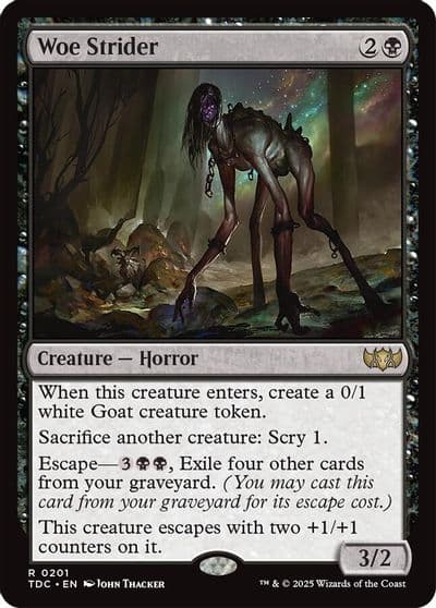 Woe Strider Commander: Tarkir: Dragonstorm Magic card