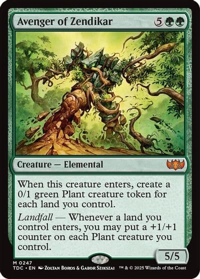 Avenger of Zendikar Commander: Tarkir: Dragonstorm Magic card