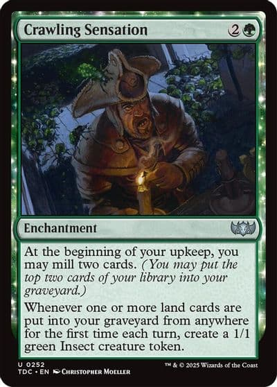 Crawling Sensation Commander: Tarkir: Dragonstorm Magic card