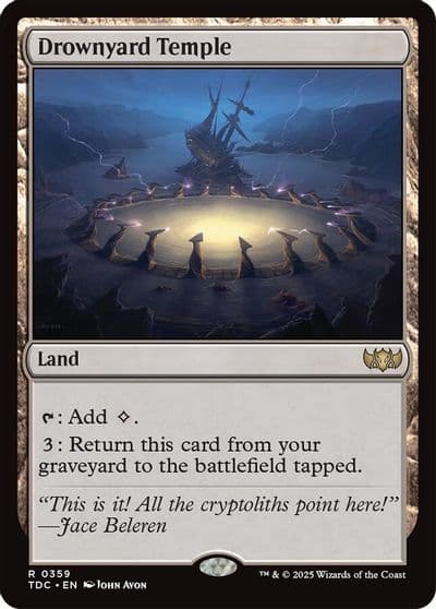 Drownyard Temple Commander: Tarkir: Dragonstorm Magic card