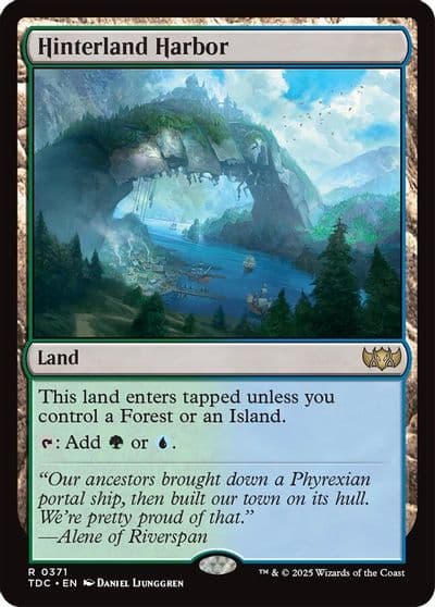Hinterland Harbor Commander: Tarkir: Dragonstorm Magic card