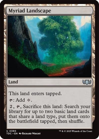 Myriad Landscape Commander: Tarkir: Dragonstorm Magic card