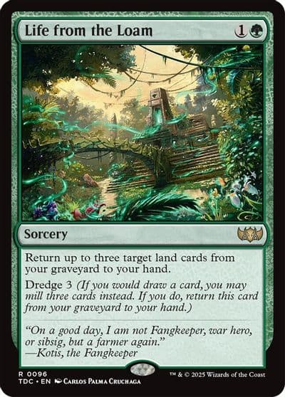 Life from the Loam Commander: Tarkir: Dragonstorm Magic card