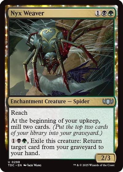 Nyx Weaver Commander: Tarkir: Dragonstorm Magic card