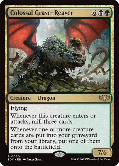 Colossal Grave Reaver Commander: Tarkir: Dragonstorm Magic card