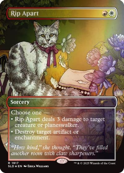 Rip Apart 1917 Rainbow Foil Secret Lair Drop Series Magic card