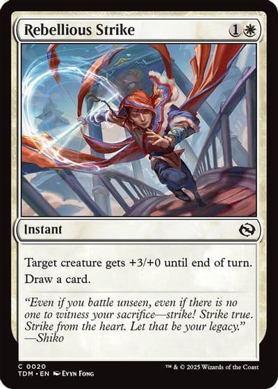 Rebellious Strike Tarkir: Dragonstorm Magic card