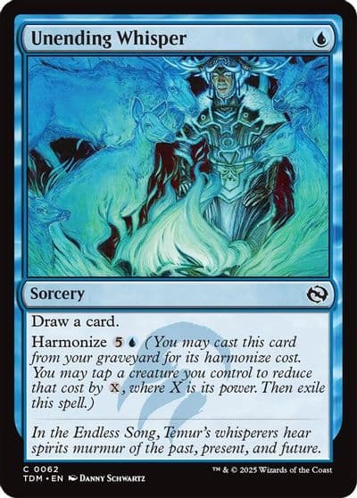 Unending Whisper Tarkir: Dragonstorm Magic card