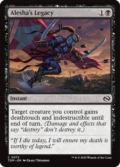 Aleshas Legacy Tarkir: Dragonstorm Magic card
