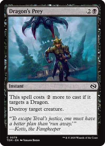 Dragons Prey Tarkir: Dragonstorm Magic card
