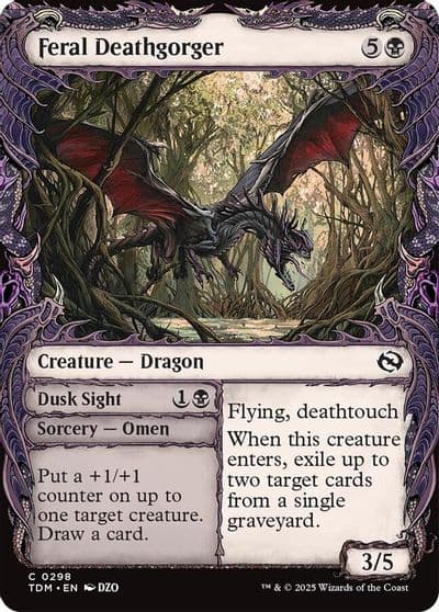 Feral Deathgorger Showcase Tarkir: Dragonstorm Magic card