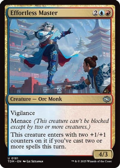 Effortless Master Tarkir: Dragonstorm Magic card