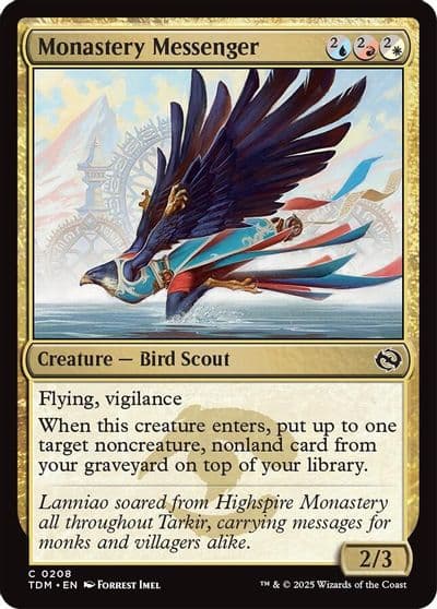 Monastery Messenger Tarkir: Dragonstorm Magic card