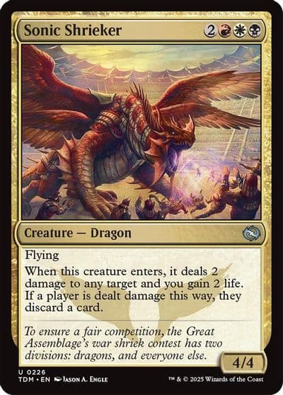 Sonic Shrieker Tarkir: Dragonstorm Magic card