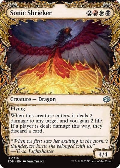 Sonic Shrieker Showcase Tarkir: Dragonstorm Magic card