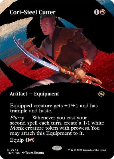 Cori Steel Cutter Borderless Tarkir: Dragonstorm Magic card