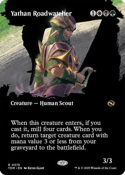 Yathan Roadwatcher Borderless Tarkir: Dragonstorm Magic card