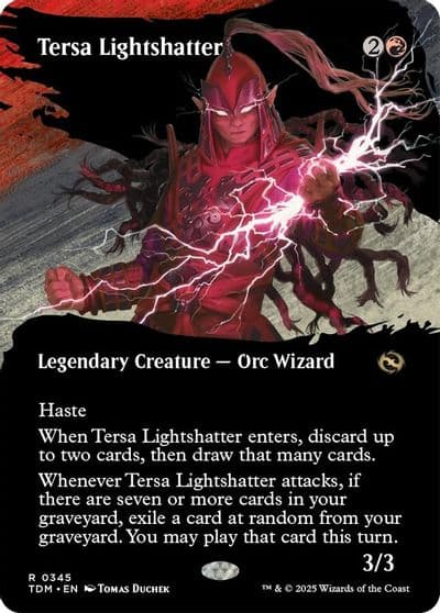 Tersa Lightshatter Borderless Tarkir: Dragonstorm Magic card