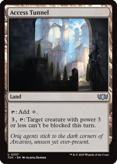 Access Tunnel Commander: Tarkir: Dragonstorm Magic card