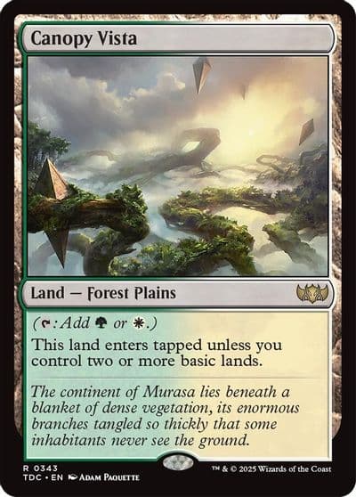 Canopy Vista Commander: Tarkir: Dragonstorm Magic card