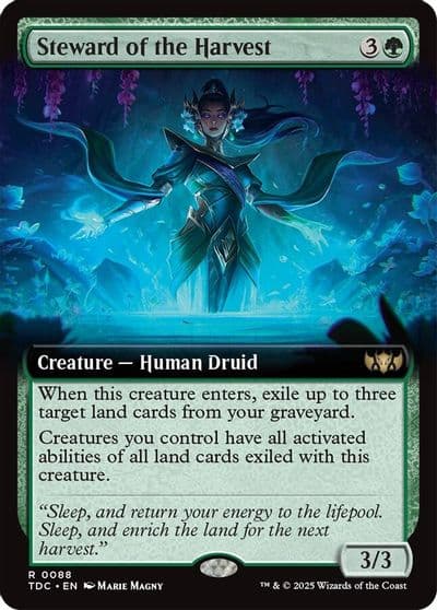 Steward of the Harvest Extended Art Commander: Tarkir: Dragonstorm Magic card