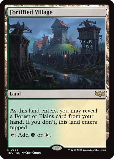 Fortified Village Commander: Tarkir: Dragonstorm Magic card