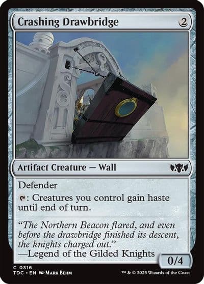 Crashing Drawbridge Commander: Tarkir: Dragonstorm Magic card