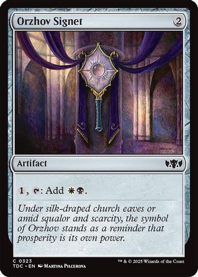 Orzhov Signet Commander: Tarkir: Dragonstorm Magic card