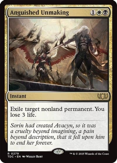 Anguished Unmaking Commander: Tarkir: Dragonstorm Magic card
