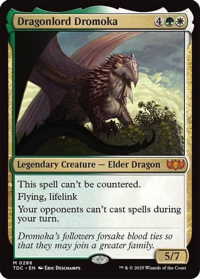 Dragonlord Dromoka Commander: Tarkir: Dragonstorm Magic card
