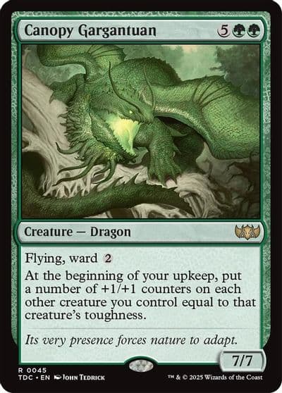 Canopy Gargantuan Commander: Tarkir: Dragonstorm Magic card