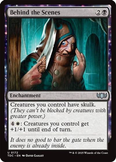 Behind the Scenes Commander: Tarkir: Dragonstorm Magic card
