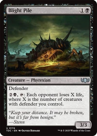 Blight Pile Commander: Tarkir: Dragonstorm Magic card